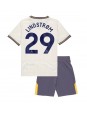 Everton Jesper Lindstrom #29 Ausweichtrikot für Kinder 2024-25 Kurzarm (+ Kurze Hosen)